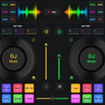 Logo of DJ Mixer Studio android Application 